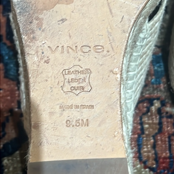 Vince Gaelan 2 Espadrille Canvas Wedge - Picture 5 of 7